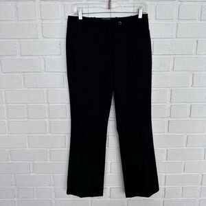 Calvin Klein Dress Pants Women Size 4 Black Modern Fit Polyester Spandex Blend
